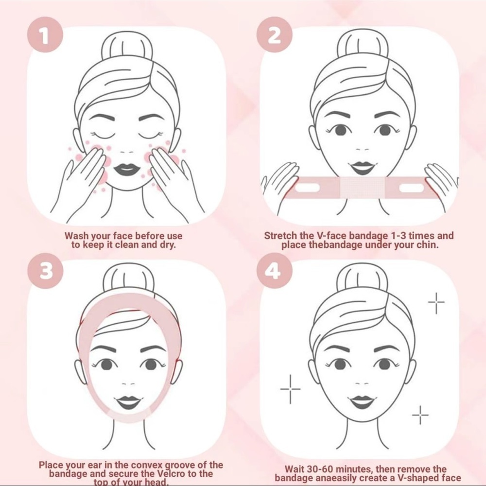 Pink Lifting Face Strap - Picture 7 of 10